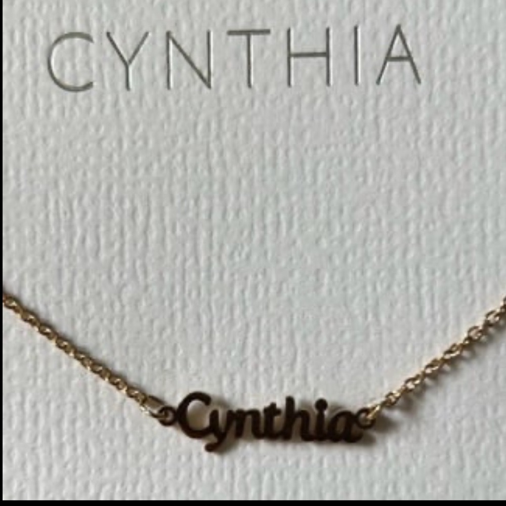 New Cynthia Personalized Necklace